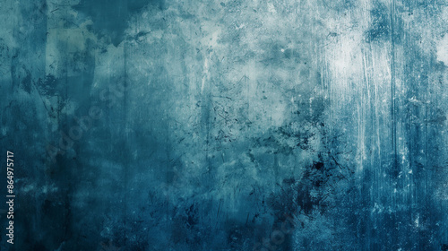 Grunge dark Blue textured background © ihalilyp