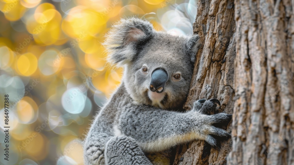 Fototapeta premium Koalas in Their Natural Habitat 