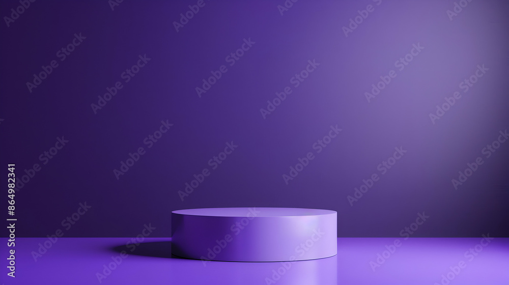 abstract 3d purple podium ideal for product display,branding background,generative ai abstract 3d purple podium ideal for product display,branding background,generative ai