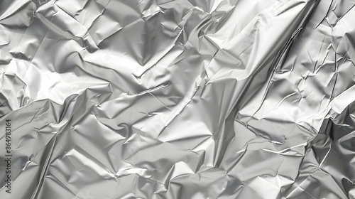 aluminum silver foil surface pattern.generative ai