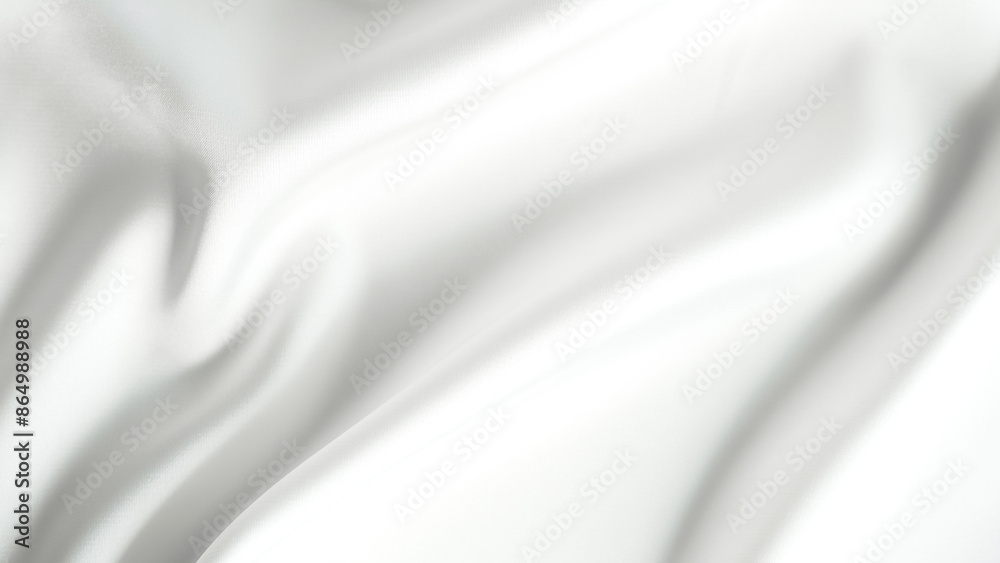 Obraz premium white silk fabric background copy space.