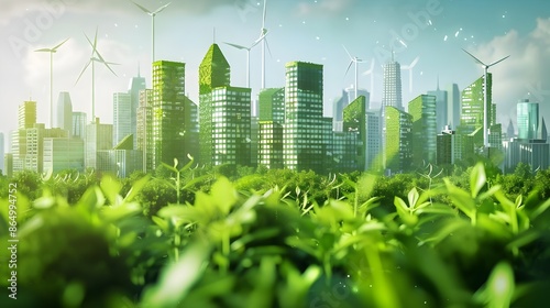 Sustainable Green Cityscape...