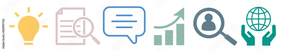 Business icon png element set on transparent background Business icon png element set on transparent background
