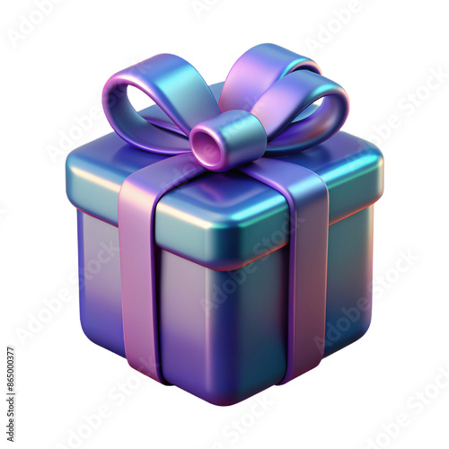 3D gift box icon 3D gift box symbol gift box photo