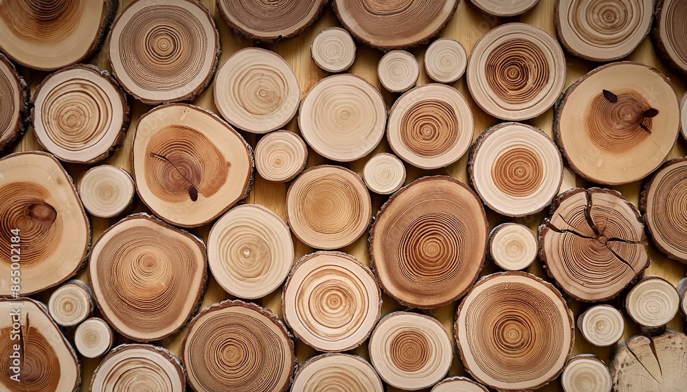 Teak Texture: Natural Log Round Tree Stumps for Walls Teak Texture: Natural Log Round Tree Stumps for Walls