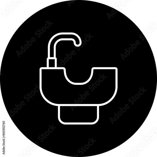 Hair wash sink Icon