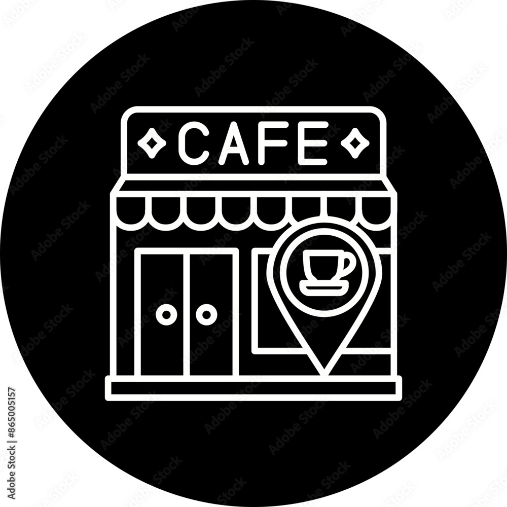 Cafe location Icon Cafe location Icon