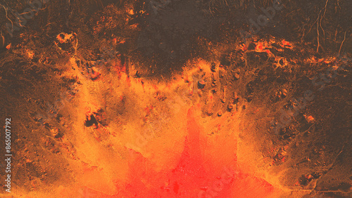 Volcanic lava landscape texture