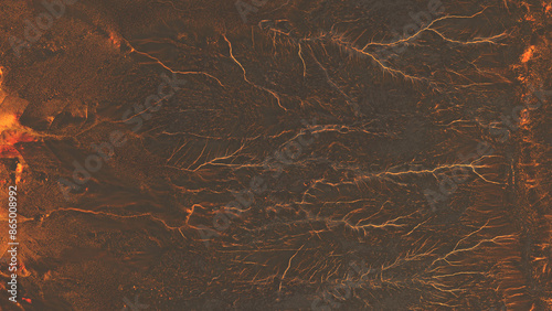Volcanic lava landscape texture