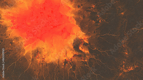 Volcanic lava landscape texture