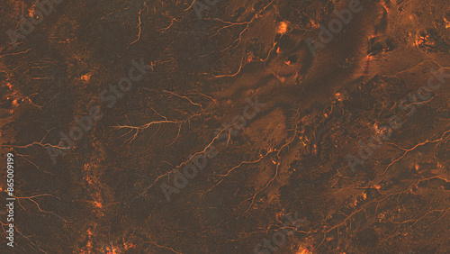 Volcanic lava landscape texture