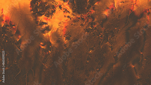 Volcanic lava landscape texture