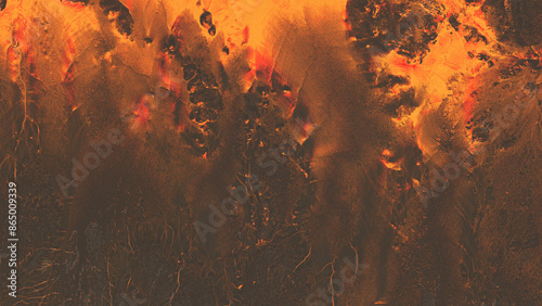 Volcanic lava landscape texture