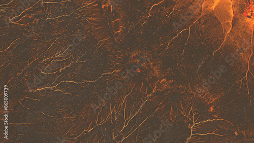 Volcanic lava landscape texture