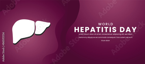 World Hepatitis Day. Vector Illustration