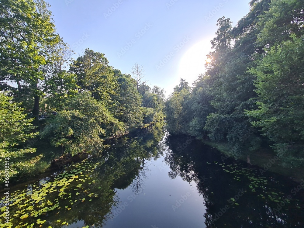 river at the Zitadelle Spandau in Berlin Spandau river at the Zitadelle Spandau in Berlin Spandau