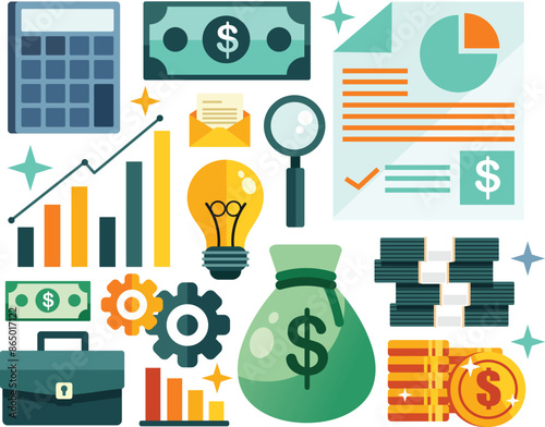 Business Element Vector Illustration