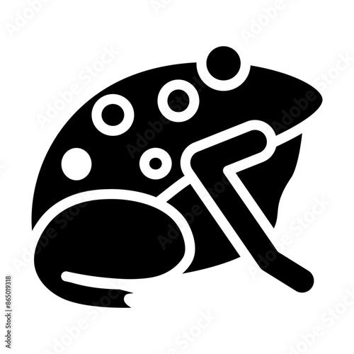 Toad Vector Glyph Icon Design