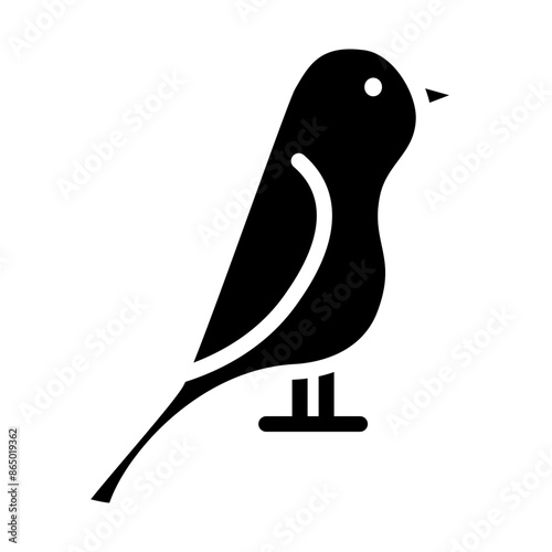 Canary Vector Glyph Icon Design