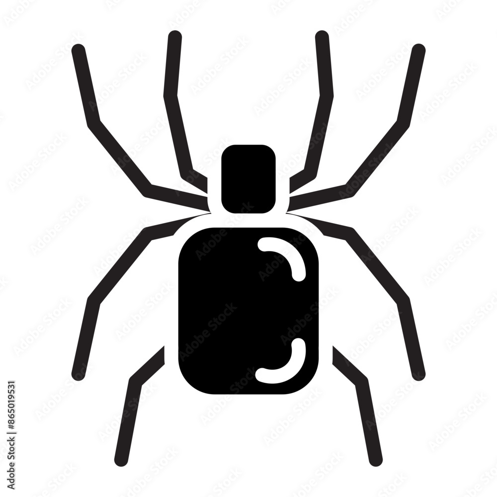 Tarantula Vector Glyph Icon Design Tarantula Vector Glyph Icon Design