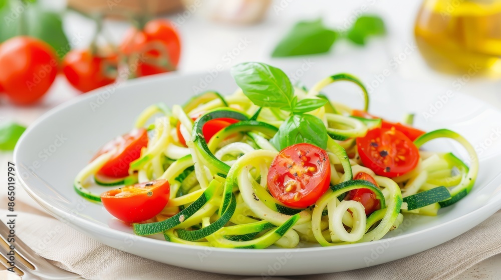 noodles tossed in a homemade marinara sauce with cherry tomatoes and fresh basil. noodles tossed in a homemade marinara sauce with cherry tomatoes and fresh basil.