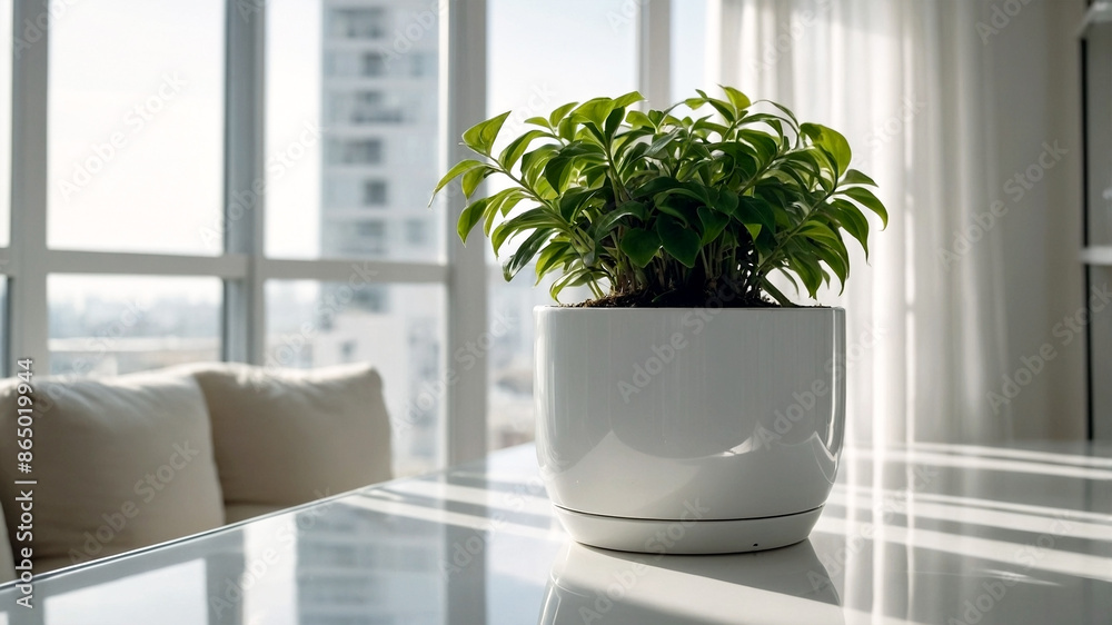 plants on a white plant pot in a condominium, growing plants in a Modern Condominium, eco, green plants, Nature in a City life, close-up plants in a white condominium. plants on a white plant pot in a condominium, growing plants in a Modern Condominium, eco, green plants, Nature in a City life, close-up plants in a white condominium.