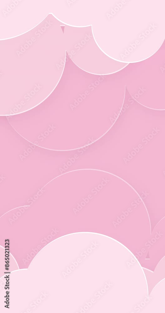 4k soft light pink circular background. Cloudy princess style. Ad fashion girl banner. Animated pastel pattern. Cartoon childish design. Seamless looped animated backdrop. Cosmetic feminine abstract 4k soft light pink circular background. Cloudy princess style. Ad fashion girl banner. Animated pastel pattern. Cartoon childish design. Seamless looped animated backdrop. Cosmetic feminine abstract