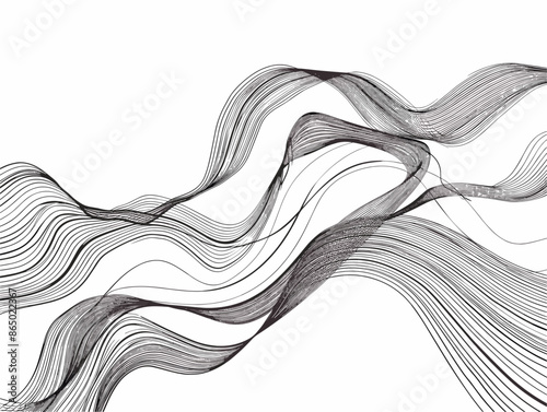 Fluid Data Symphony: A Single-Line Depiction of Information Flow and Progression