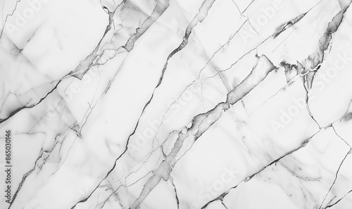 realistic front view of a white Statuary Marble slab, featuring clear, delicate veins. The marble should have perfect fittings on all sides, showing its exquisite pattern and texture. photo