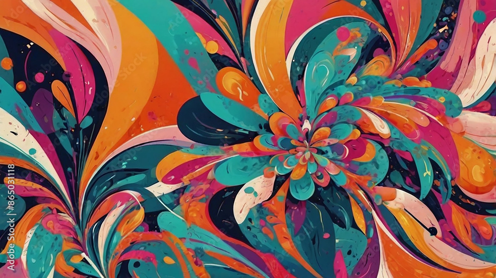 Fototapeta premium abstract image illustration for wallpaper