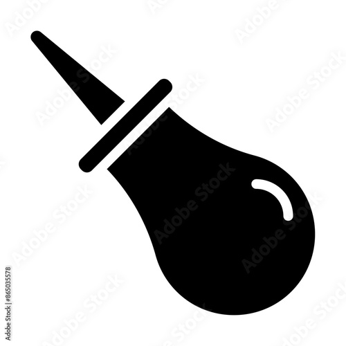 Enema Vector Glyph Icon Design