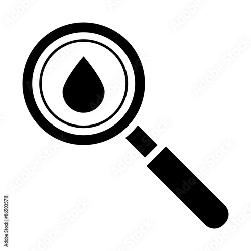 Hematology Vector Glyph Icon Design