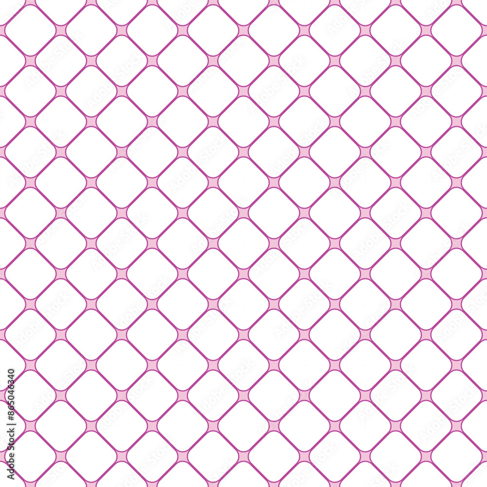 Naklejka premium Purple geometric net seamless pattern 