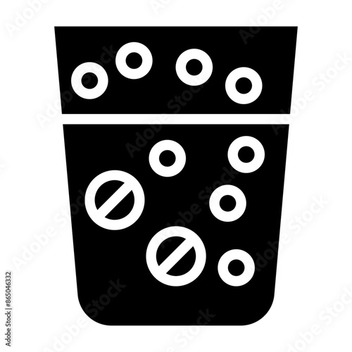 Effervescence Vector Glyph Icon Design