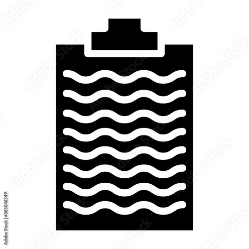 Paste Vector Glyph Icon Design