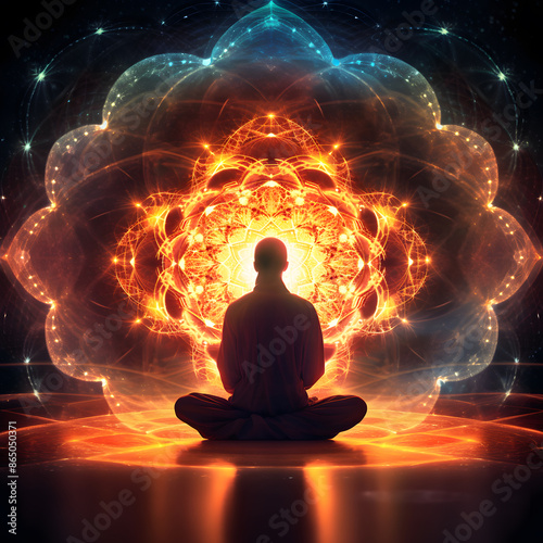 Enlightenment Meditation Artwork