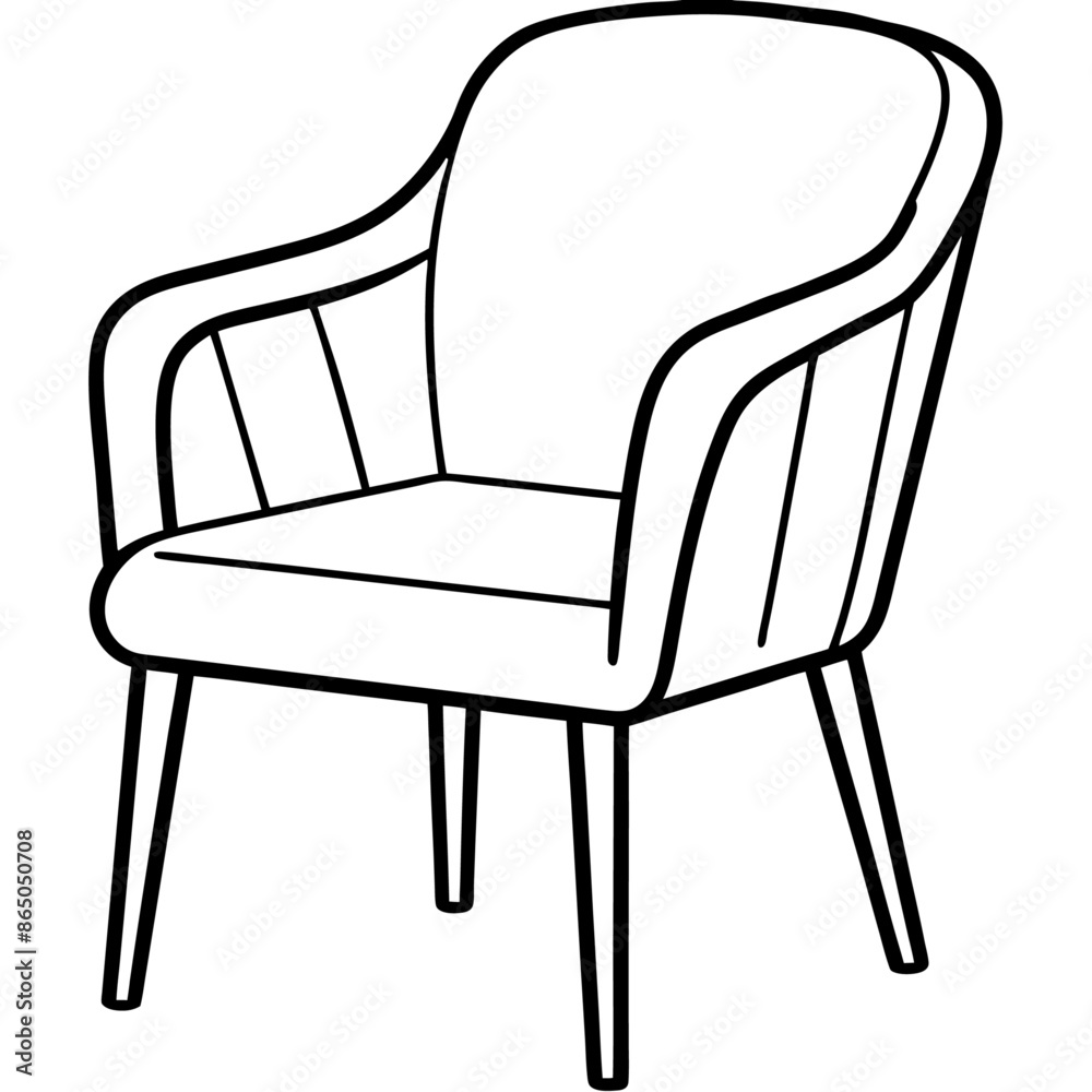 chair outline coloring book page line art illustration digital drawing chair outline coloring book page line art illustration digital drawing