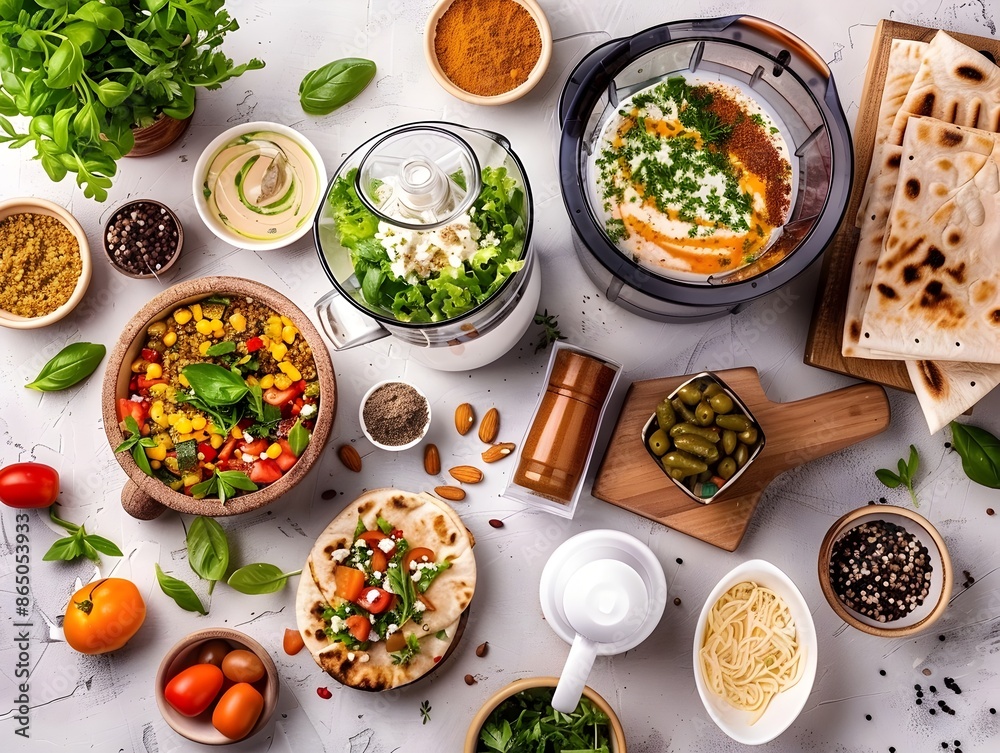Lavash Dishes and High-Speed Blender for Healthy Culinary Lavash Dishes and High-Speed Blender for Healthy Culinary