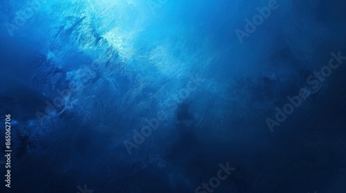 Abstract Blue Canvas Texture with Light