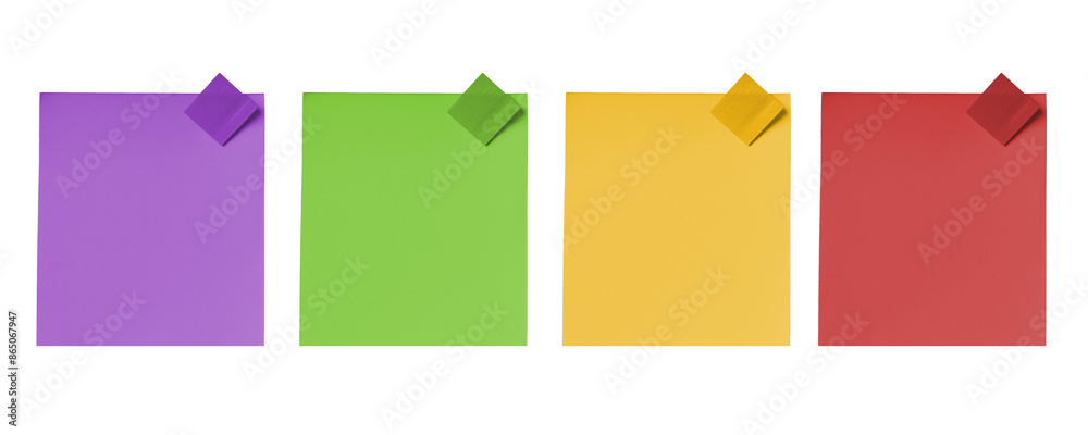 Folded note paper set Mock up an educational model on a transparent background. Folded note paper set Mock up an educational model on a transparent background.