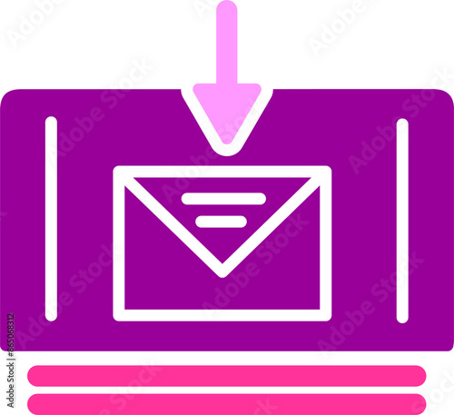 Mail Download Vector Icon