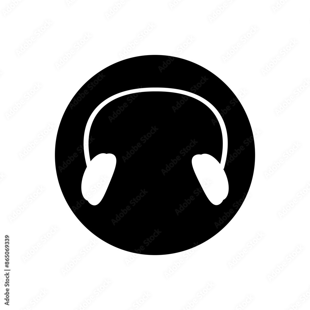 Headphone icon vector. earbuds illustration sign. music symbol. audio logo. Headphone icon vector. earbuds illustration sign. music symbol. audio logo.