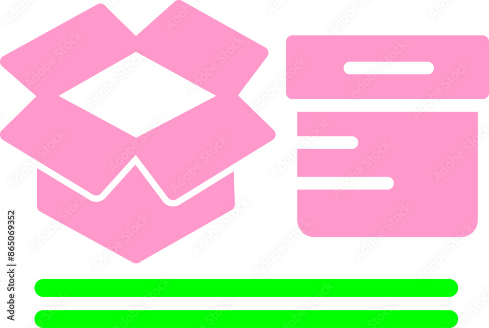 Boxes Vector Icon Boxes Vector Icon