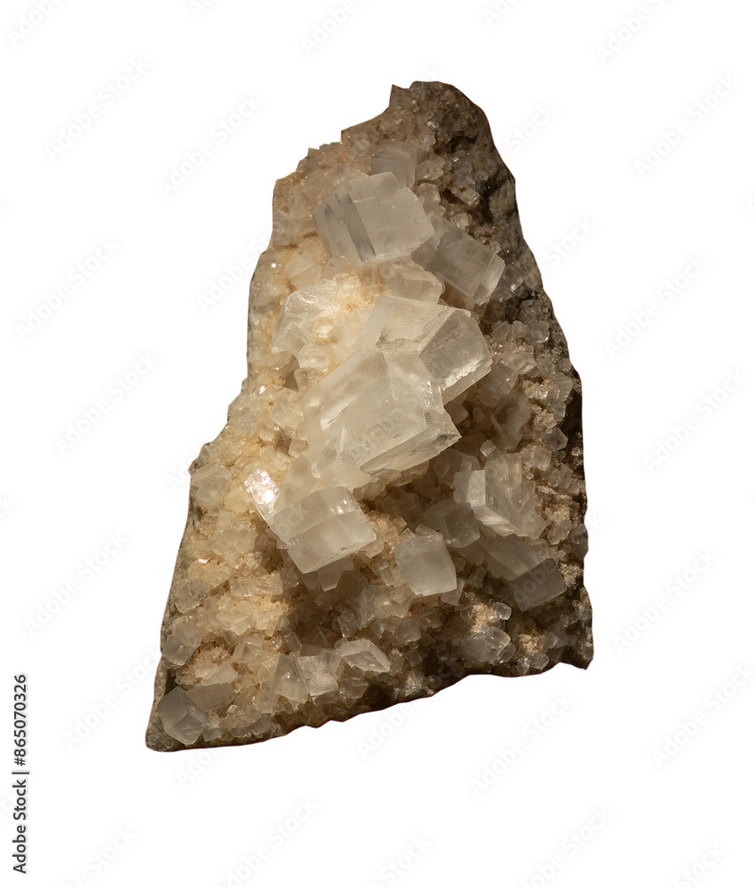 calcite mineral on white, isolated calcite mineral on white, isolated