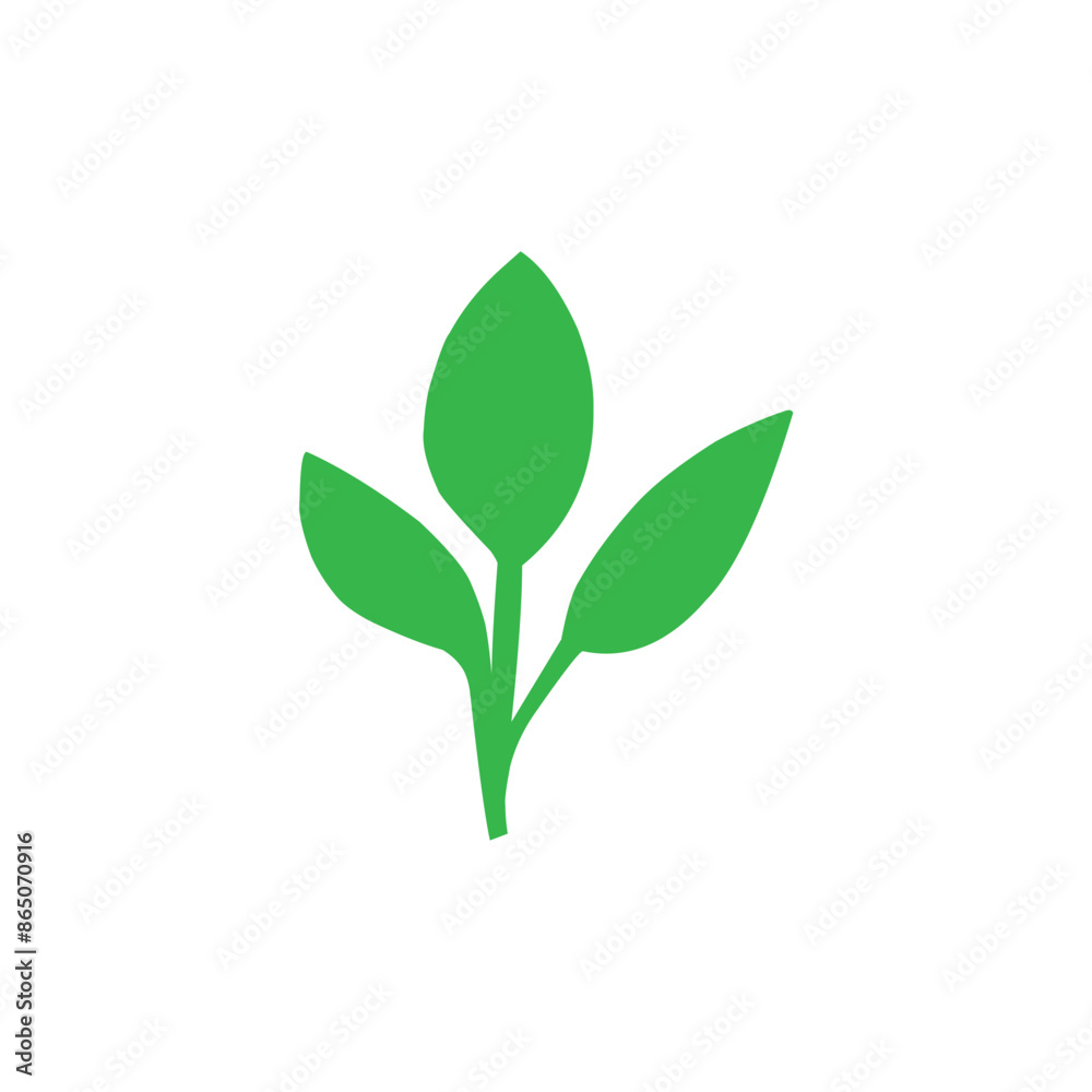 Fototapeta premium Leaf icons set ecology nature element, green leafs, environment and nature eco sign. Leaves on white background. Vector illustration.