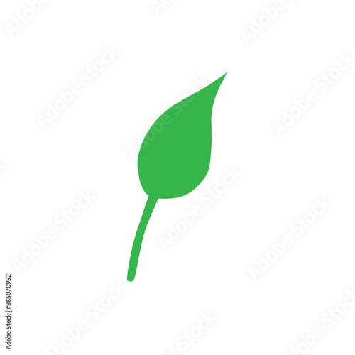 Leaf icons set ecology nature element, green leafs, environment and nature eco sign. Leaves on white background. Vector illustration.