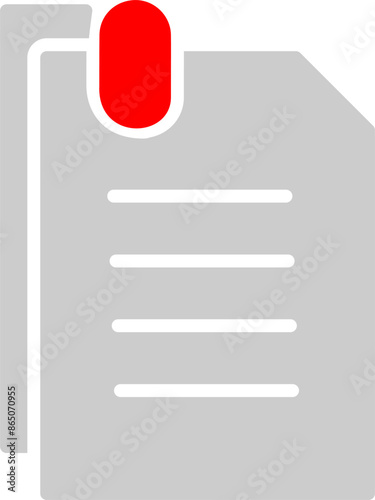 Attached Documents Vector Icon