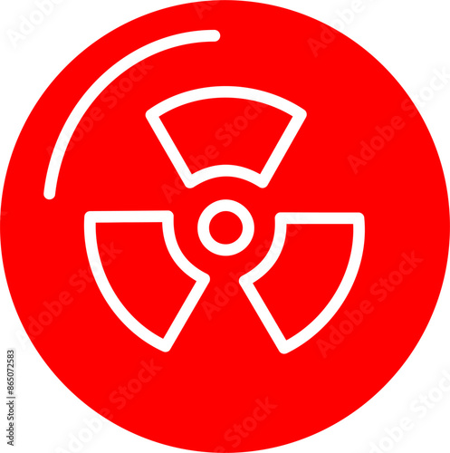Radiation Vector Icon