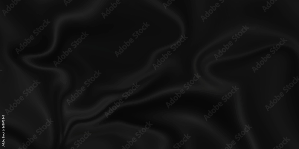 Fototapeta premium Black Silk background . Satin background texture . Abstract background luxury cloth or liquid wave or wavy folds of grunge silk texture material or shiny soft smooth luxurious .