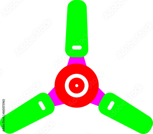 Electric Fan Vector Icon